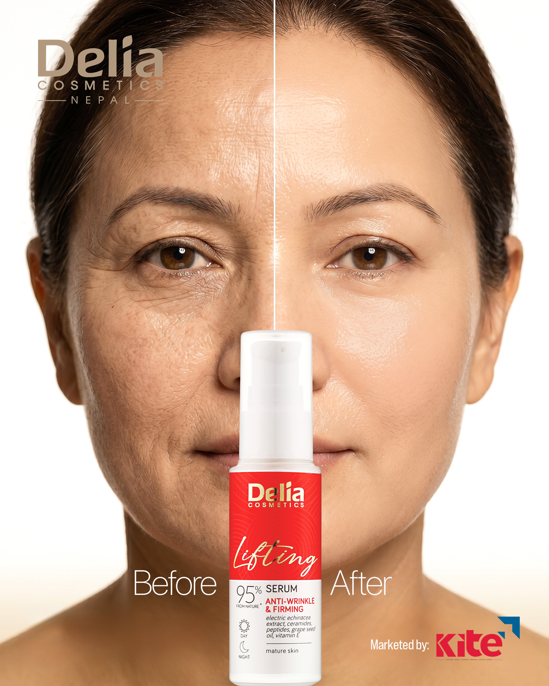 Anti-Wrinkle Skincare Visual Ad