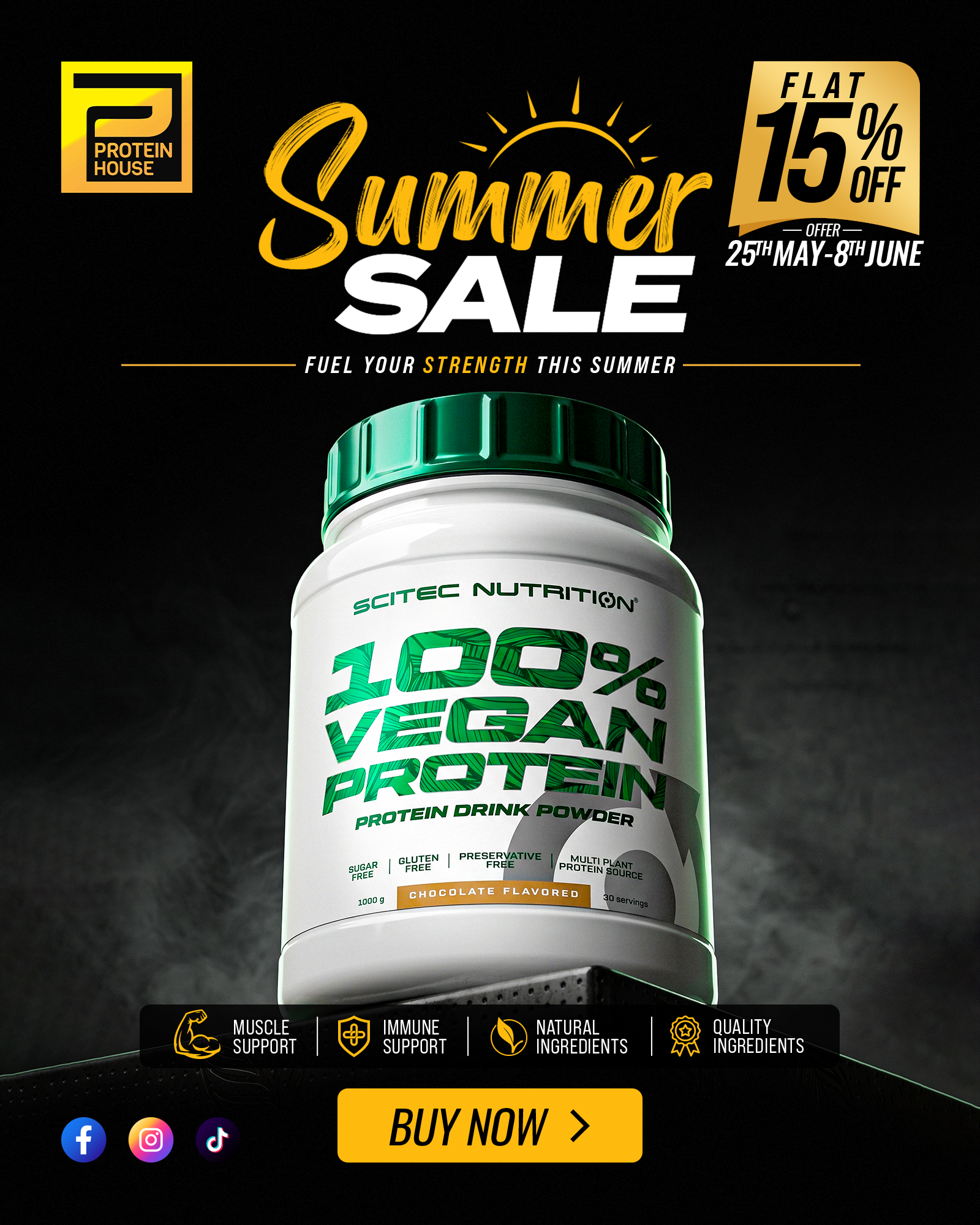 100% Vegan Nutritional Campaign