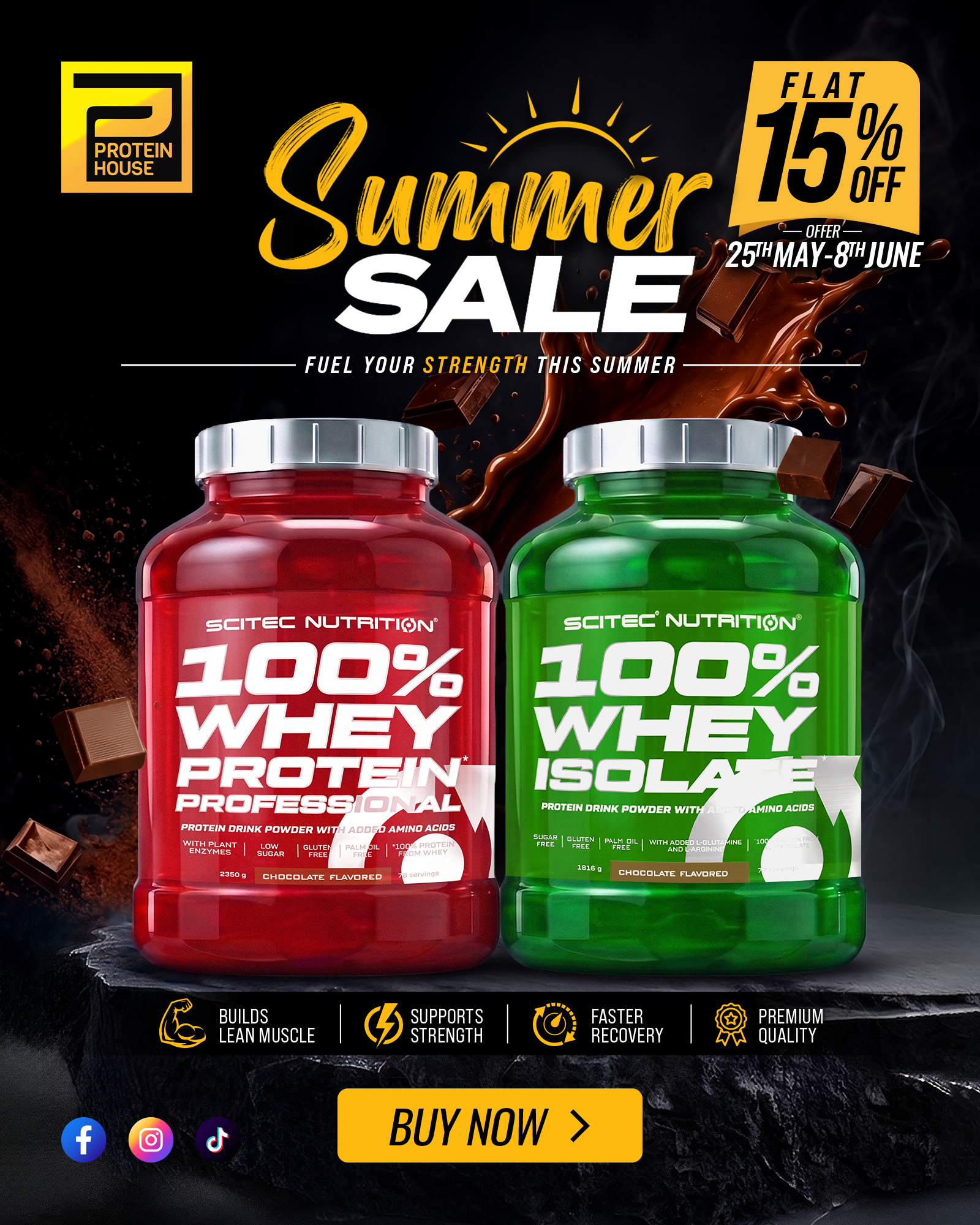 100% Whey Protein ISO Product Showcase